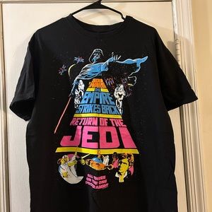 XL Star Wars Empire Strikes Back Return of the Jedi Graphic T Shirt in Women’s